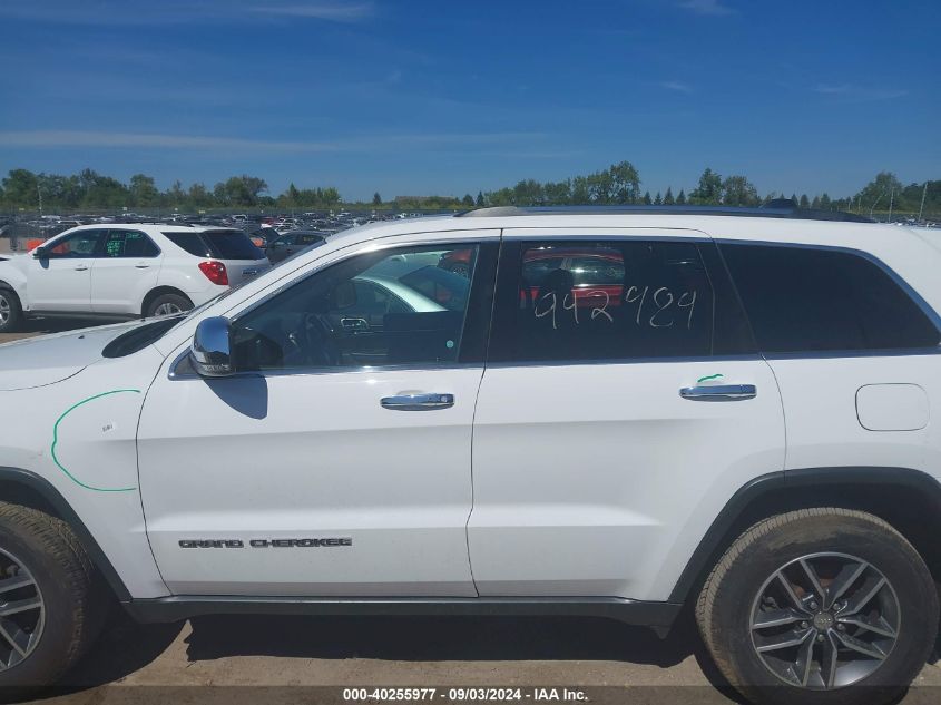 2017 Jeep Grand Cherokee Limited 4X4 VIN: 1C4RJFBG4HC942984 Lot: 40255977