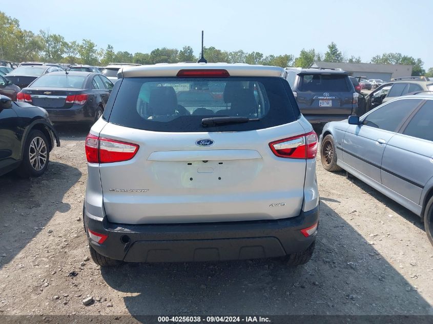 2021 Ford Ecosport S VIN: MAJ6S3FL3MC422958 Lot: 40256038