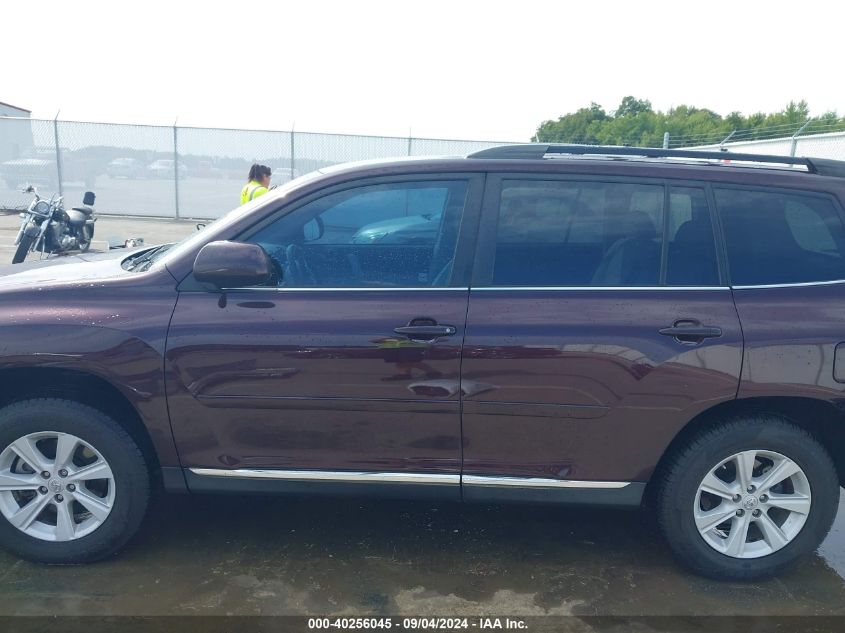 2013 TOYOTA HIGHLANDER BASE PLUS V6 - 5TDZK3EH7DS133147