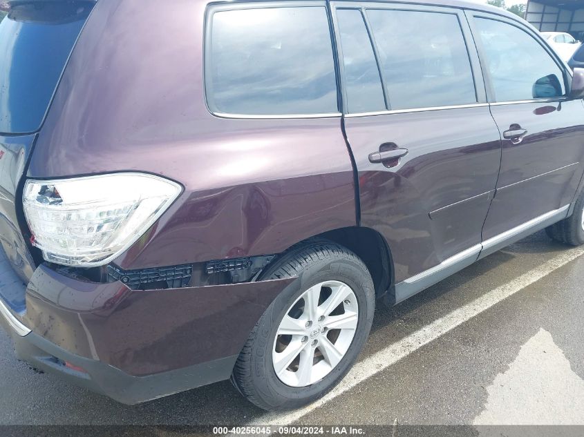 2013 TOYOTA HIGHLANDER BASE PLUS V6 - 5TDZK3EH7DS133147