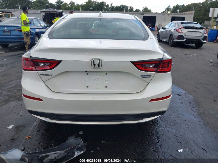 2019 Honda Insight Touring VIN: 19XZE4F91KE030141 Lot: 40256048