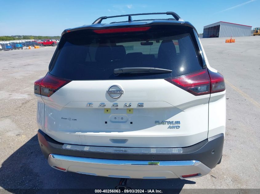 2022 Nissan Rogue Platinum Intelligent Awd VIN: JN8BT3DD6NW273953 Lot: 40256063