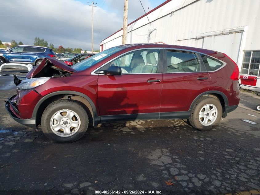 2015 Honda Cr-V Lx VIN: 2HKRM4H35FH629976 Lot: 40256142