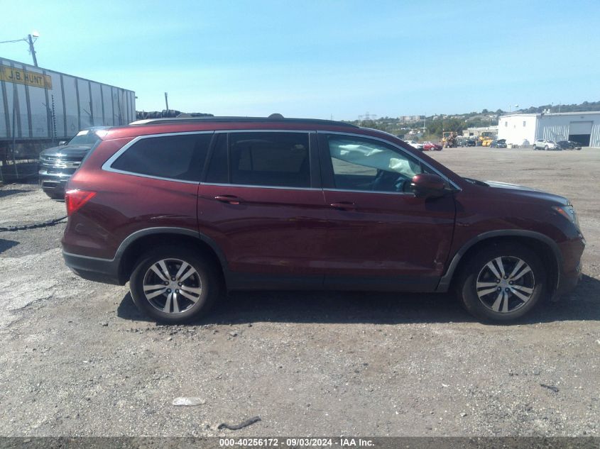 2018 Honda Pilot Ex-L VIN: 5FNYF6H5XJB024586 Lot: 40256172