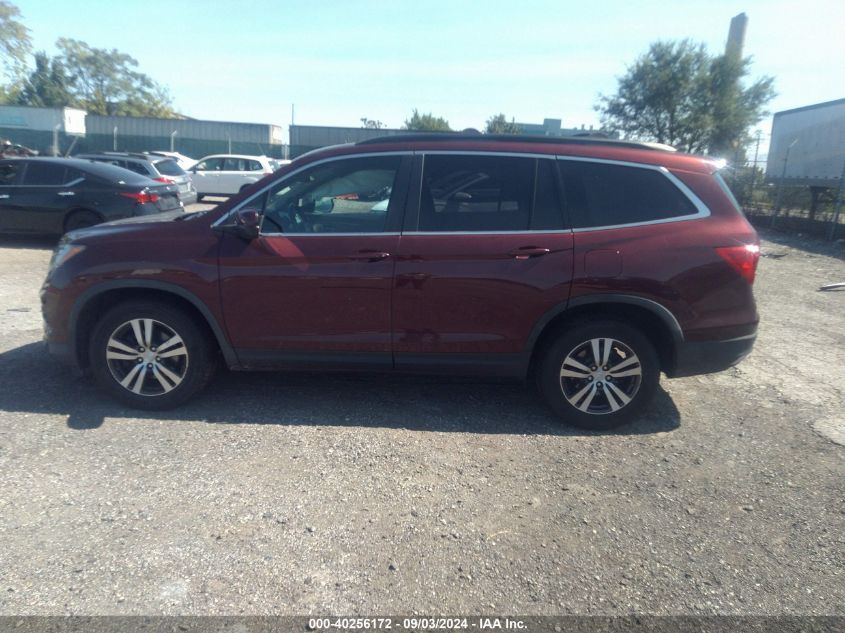 2018 Honda Pilot Ex-L VIN: 5FNYF6H5XJB024586 Lot: 40256172