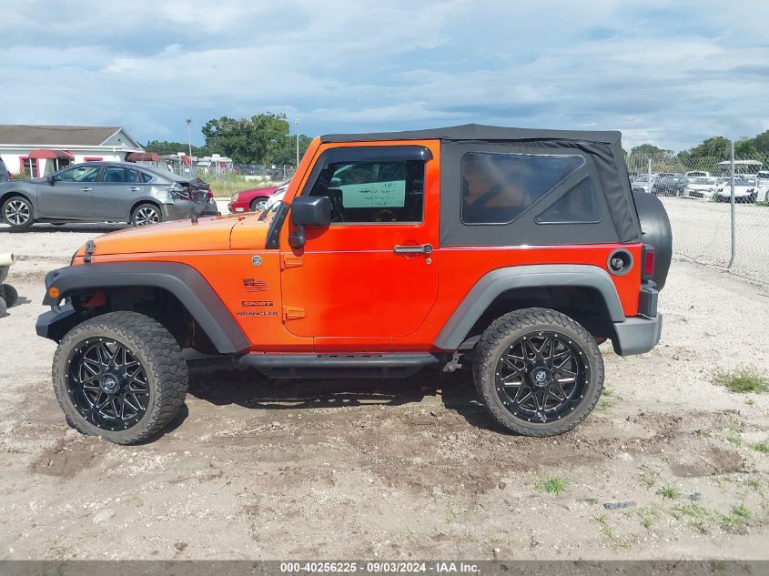 2015 Jeep Wrangler Sport VIN: 1C4AJWAG4FL644320 Lot: 40256225