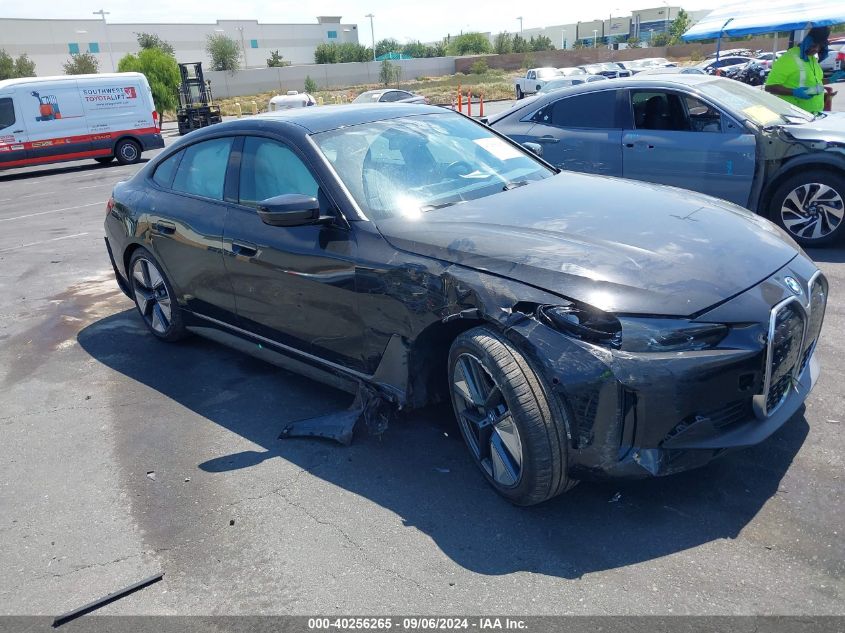 2023 BMW I4 Edrive35 VIN: WBY43AW08PFP79093 Lot: 40256265