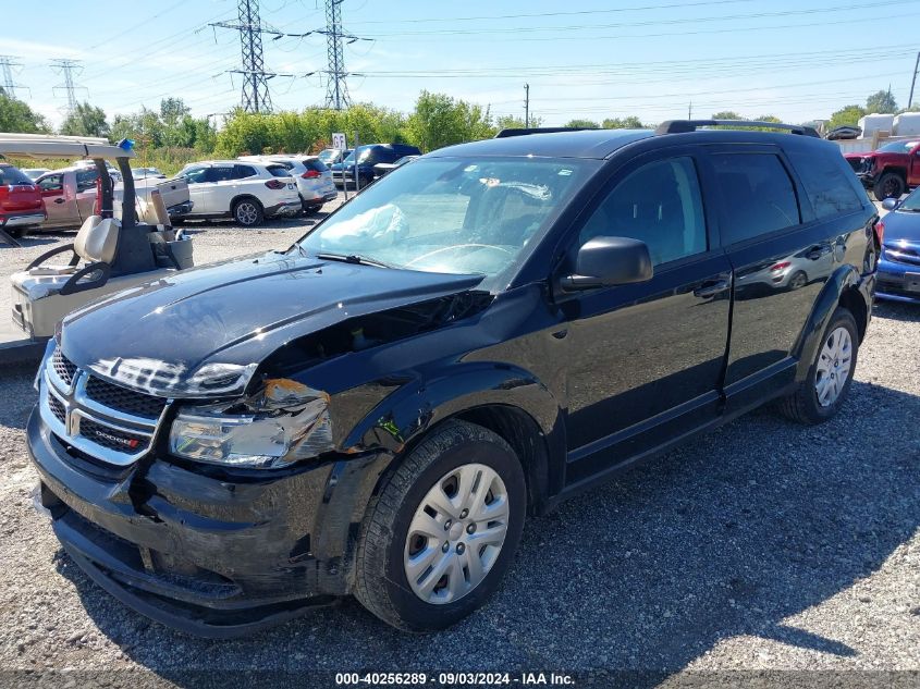 2018 Dodge Journey Se VIN: 3C4PDCAB3JT443607 Lot: 40256289