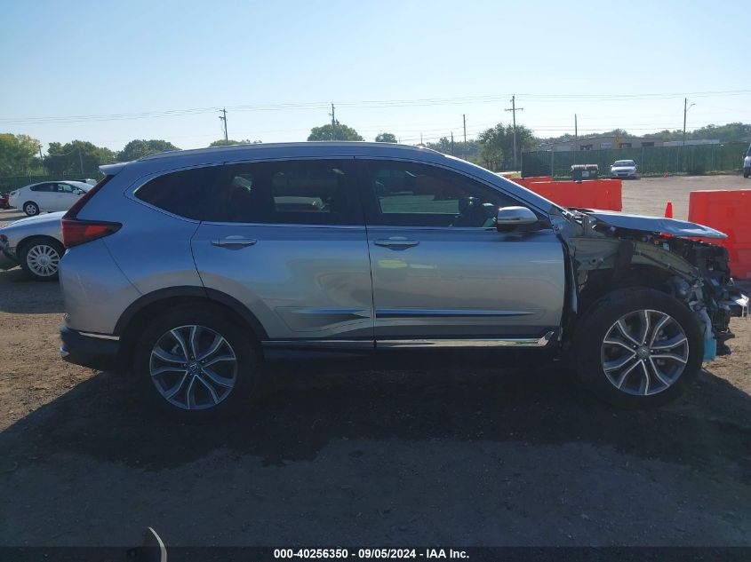 2022 Honda Cr-V Hybrid Touring VIN: 5J6RT6H95NL038764 Lot: 40256350