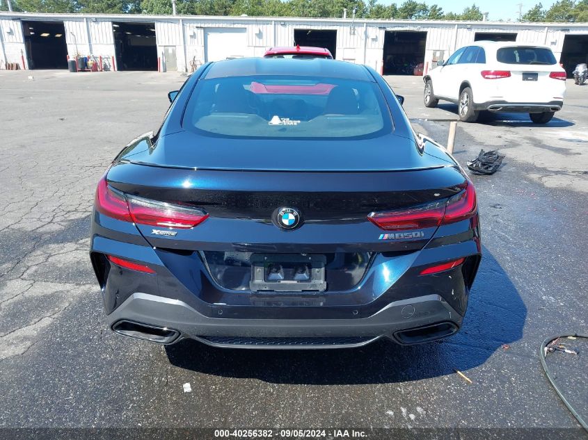 2019 BMW M850I xDrive VIN: WBABC4C59KBU96290 Lot: 40256382