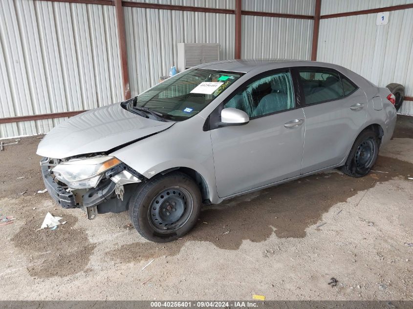 2014 Toyota Corolla L/Le/Le Pls/Prm/S/S Pls VIN: 5YFBURHE6EP164674 Lot: 40256401