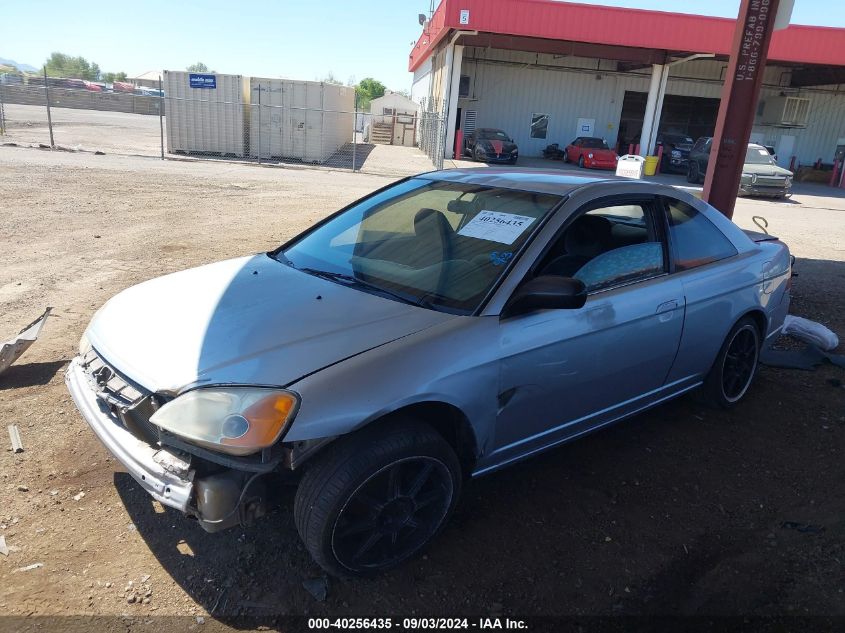 2002 Honda Civic Lx VIN: 1HGEM22522L106189 Lot: 40256435