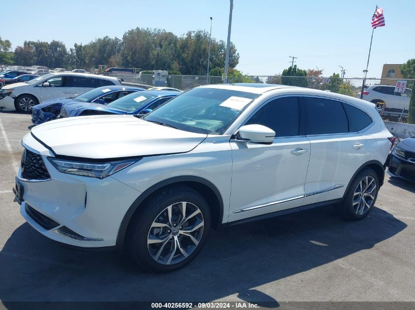 2024 Acura Mdx Technology Package VIN: 5J8YD9H46RL007633 Lot: 40256592