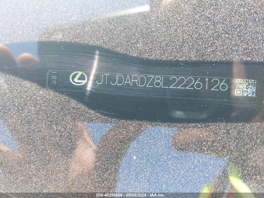 2020 LEXUS NX 300 - JTJDARDZ8L2226126