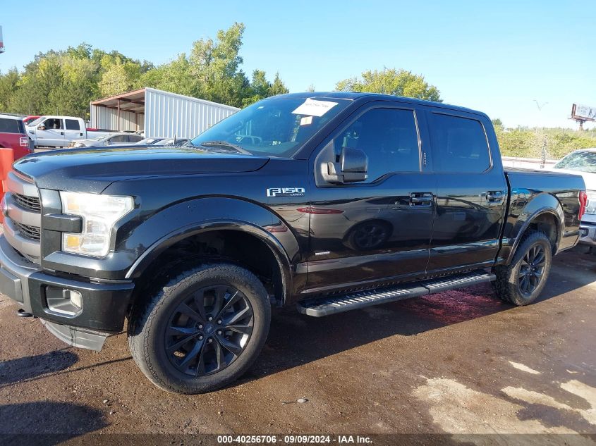 2015 Ford F-150 Lariat VIN: 1FTEW1EG0FKD26992 Lot: 40256706