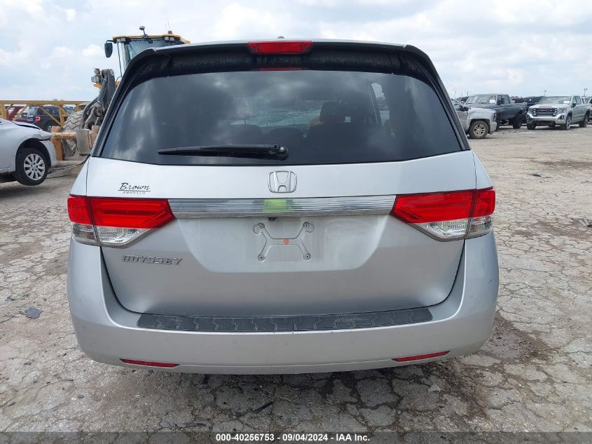 2015 Honda Odyssey Ex-L VIN: 5FNRL5H68FB043709 Lot: 40256753