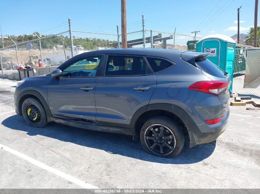 2017 Hyundai Tucson Se VIN: KM8J23A44HU395494 Lot: 40256756