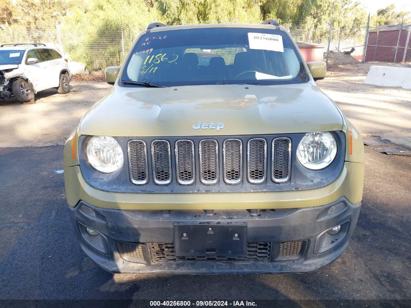 2015 Jeep Renegade Latitude VIN: ZACCJABT3FPB93738 Lot: 40256800