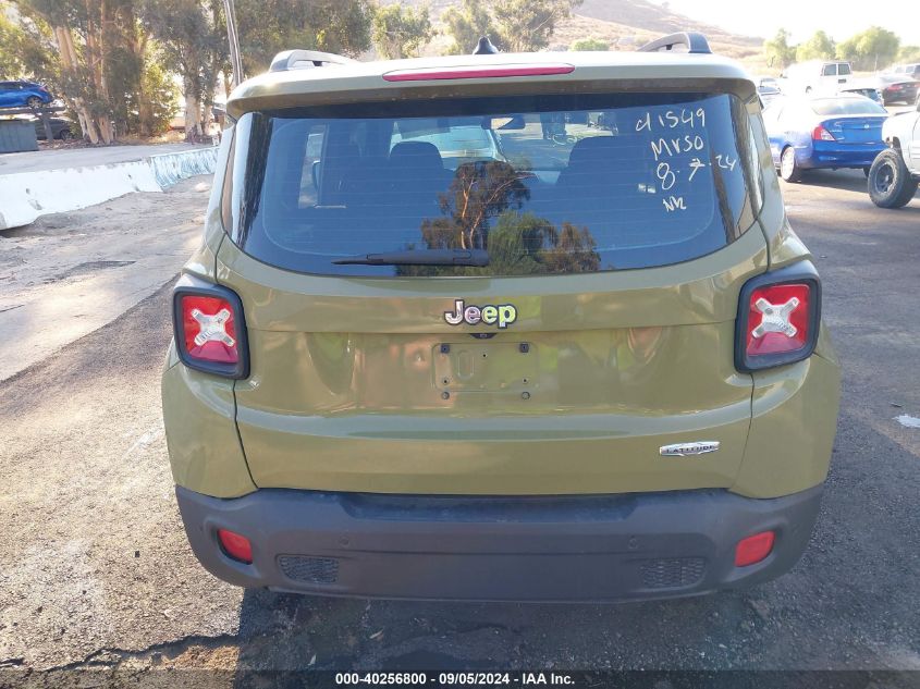 2015 Jeep Renegade Latitude VIN: ZACCJABT3FPB93738 Lot: 40256800