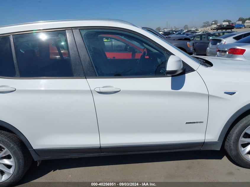 2017 BMW X3 Sdrive28I VIN: 5UXWZ7C59H0U45850 Lot: 39990216