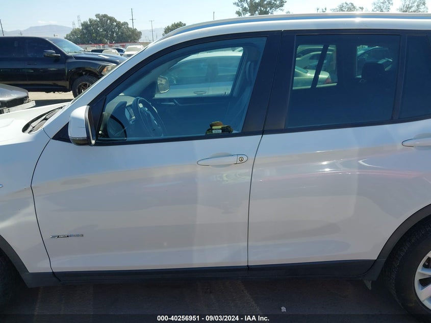 2017 BMW X3 Sdrive28I VIN: 5UXWZ7C59H0U45850 Lot: 39990216