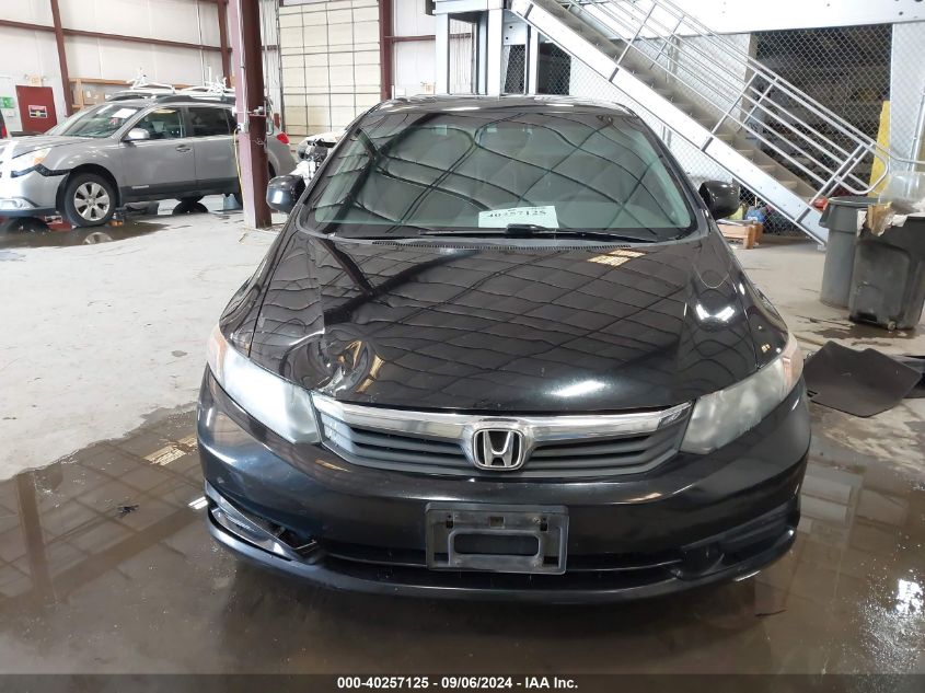 2012 Honda Civic Ex VIN: 19XFB2F85CE072210 Lot: 40257125