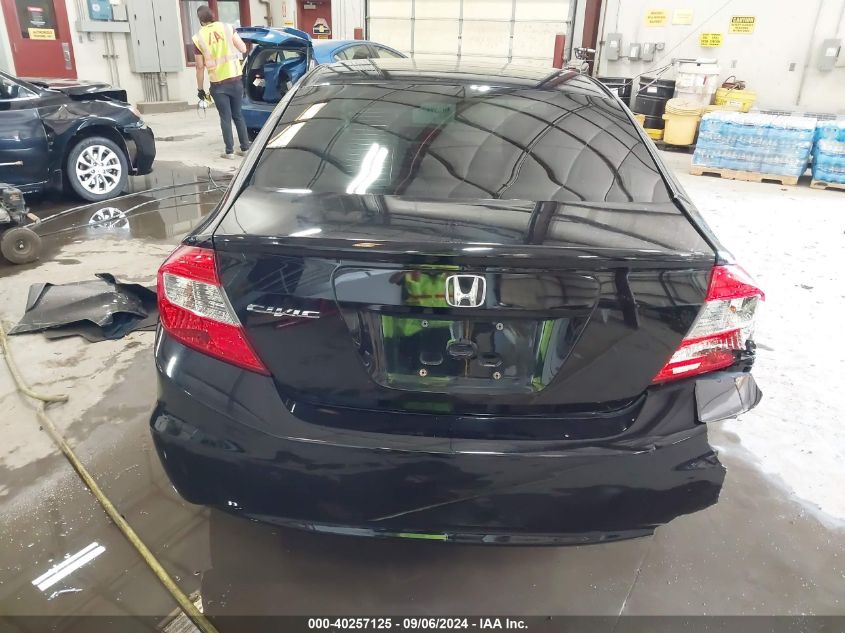 2012 Honda Civic Ex VIN: 19XFB2F85CE072210 Lot: 40257125