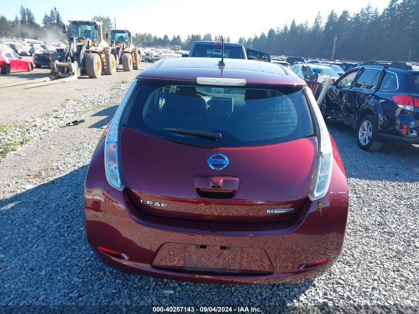 2017 Nissan Leaf S VIN: 1N4BZ0CP7HC309262 Lot: 40257143