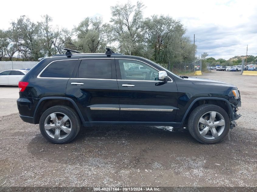 2013 Jeep Grand Cherokee Overland VIN: 1C4RJFCG0DC523068 Lot: 40257144