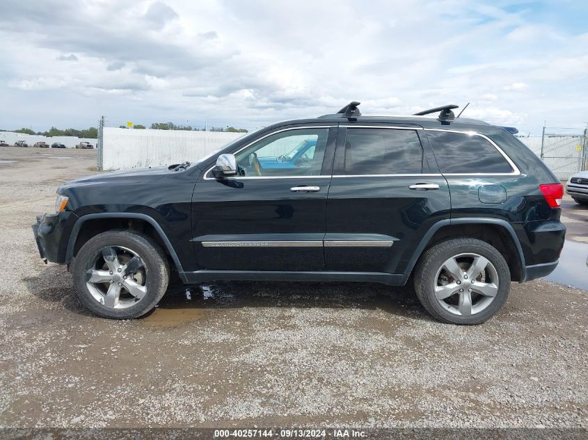 2013 Jeep Grand Cherokee Overland VIN: 1C4RJFCG0DC523068 Lot: 40257144