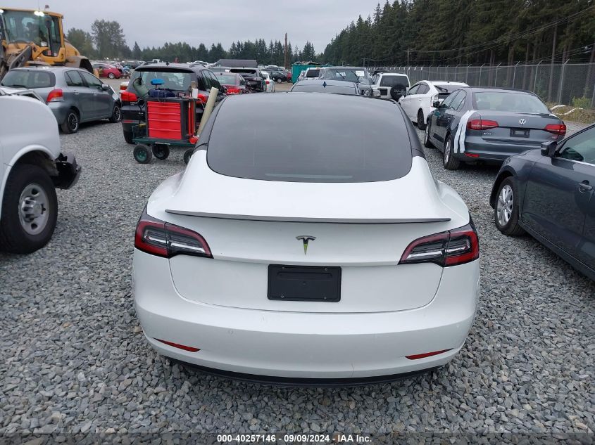 2021 TESLA MODEL 3 STANDARD RANGE PLUS REAR-WHEEL DRIVE - 5YJ3E1EA4MF929878