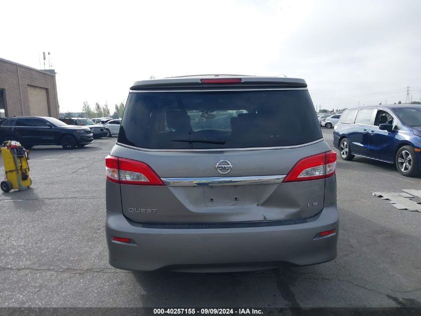 JN8AE2KP5C9033401 2012 Nissan Quest Le