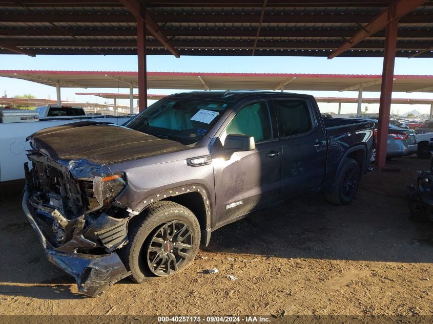 2022 GMC Sierra 1500 K1500 Elevation VIN: 3GTUUCETXNG550738 Lot: 40257175