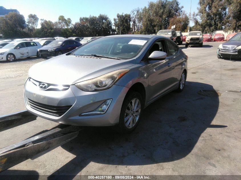 2015 Hyundai Elantra Se VIN: KMHDH4AE6FU281777 Lot: 40257180