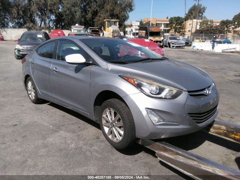 2015 Hyundai Elantra Se VIN: KMHDH4AE6FU281777 Lot: 40257180