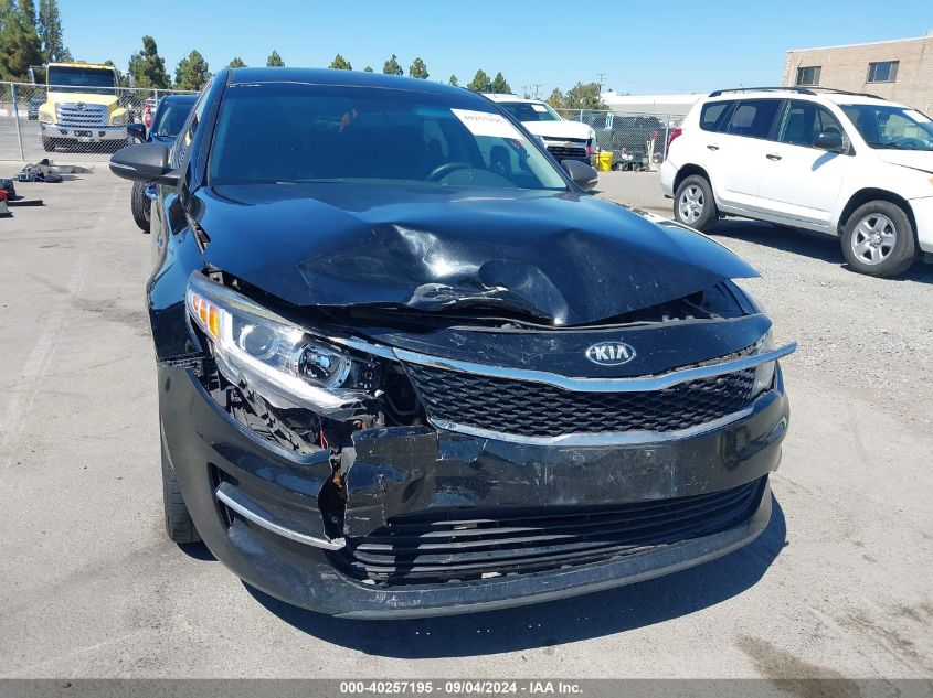 2018 Kia Optima Lx VIN: 5XXGT4L3XJG269450 Lot: 40257195