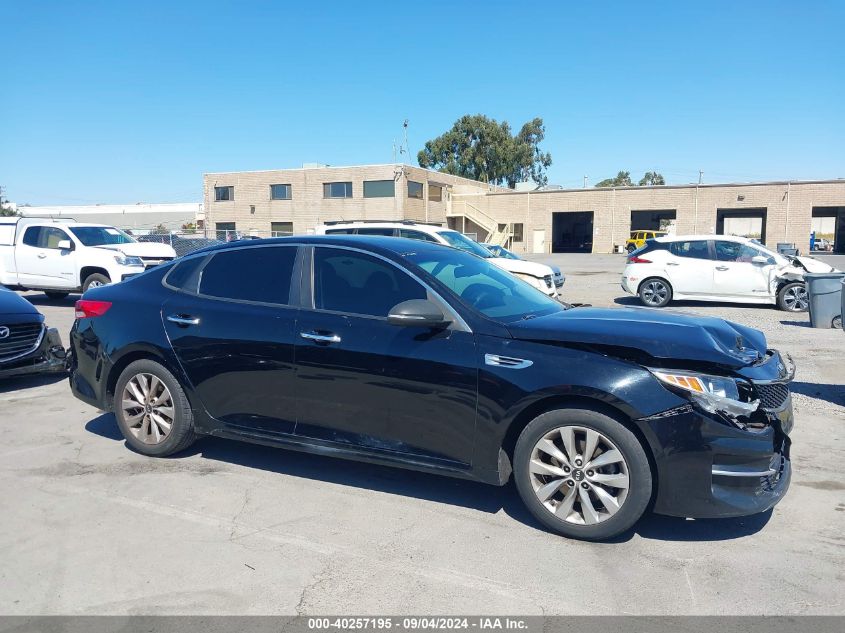 2018 Kia Optima Lx VIN: 5XXGT4L3XJG269450 Lot: 40257195