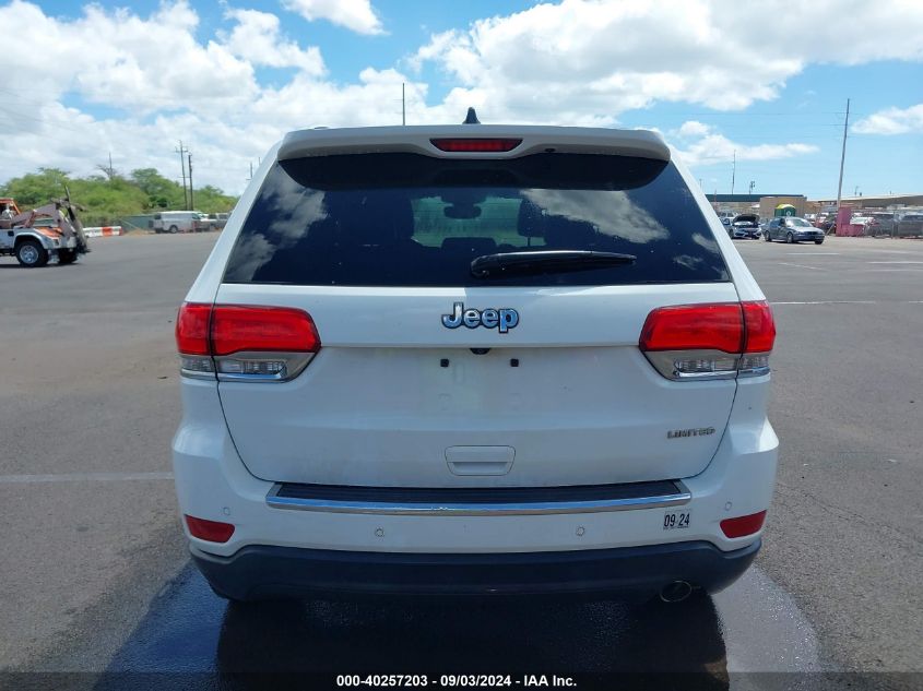 2017 Jeep Grand Cherokee Limited 4X2 VIN: 1C4RJEBG8HC765706 Lot: 40257203