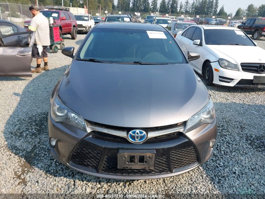 2016 Toyota Camry Hybrid Se VIN: 4T1BD1FK3GU185302 Lot: 40257210