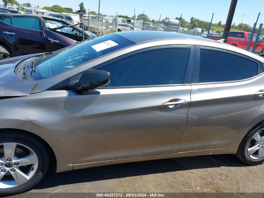 2013 Hyundai Elantra Gls VIN: 5NPDH4AE7DH384606 Lot: 40257212