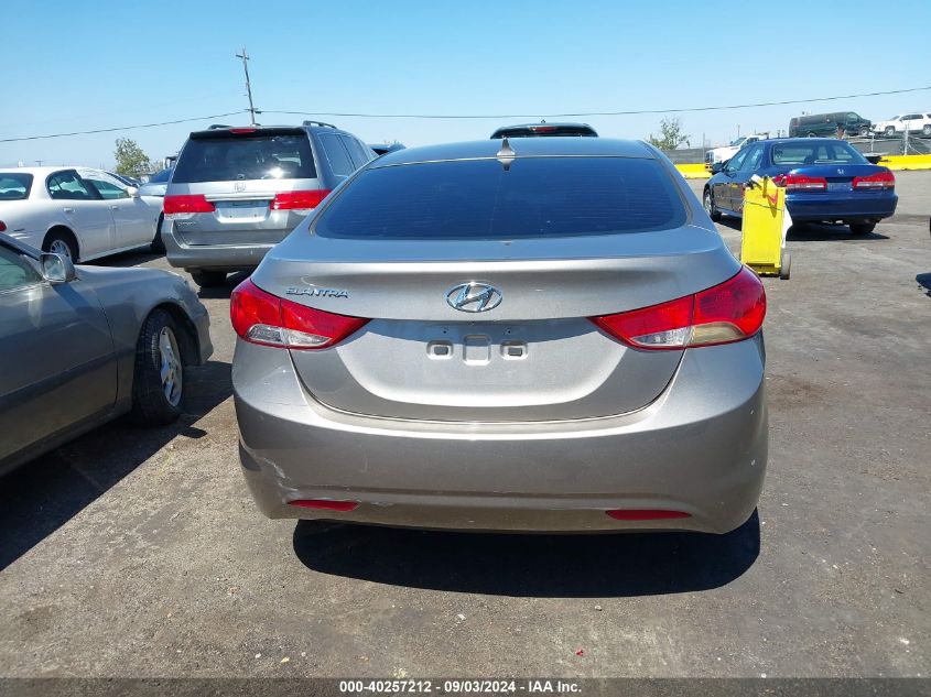 2013 Hyundai Elantra Gls VIN: 5NPDH4AE7DH384606 Lot: 40257212