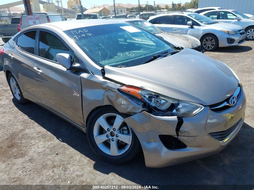 2013 Hyundai Elantra Gls VIN: 5NPDH4AE7DH384606 Lot: 40257212