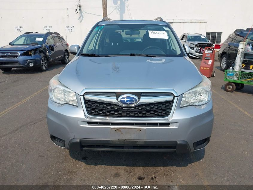 2015 Subaru Forester 2.5I Premium VIN: JF2SJADC5FH486624 Lot: 40257220