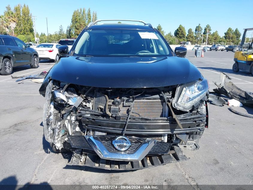 2016 Nissan Rogue Sl VIN: 5N1AT2MV4GC878581 Lot: 40257274