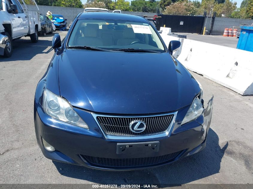 2006 Lexus Is 350 VIN: JTHBE262765000666 Lot: 40257278