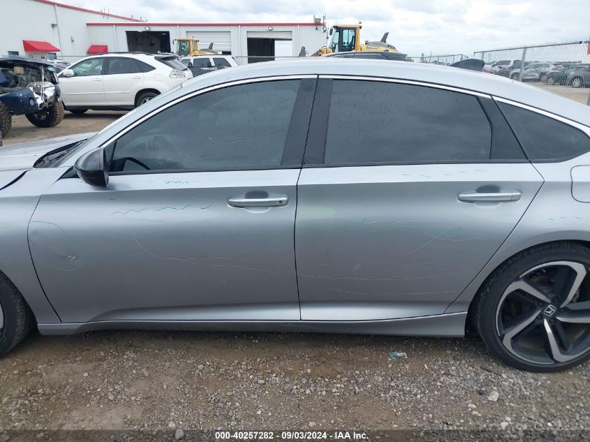 2021 Honda Accord Sport VIN: 1HGCV1F38MA104887 Lot: 40257282