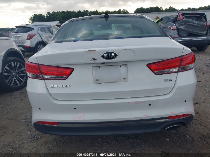 2018 Kia Optima Ex VIN: 5XXGU4L32JG203343 Lot: 40257311