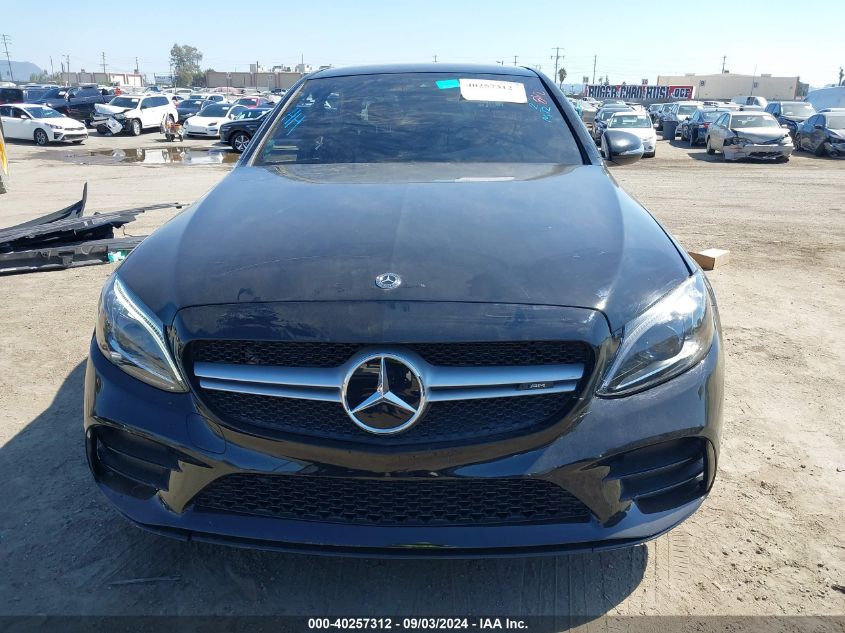 2020 Mercedes-Benz Amg C 43 4Matic VIN: 55SWF6EBXLU329072 Lot: 40257312