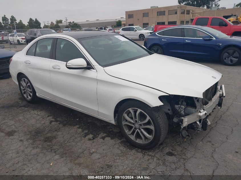 55SWF4JB6FU089808 2015 MERCEDES-BENZ C CLASS - Image 1