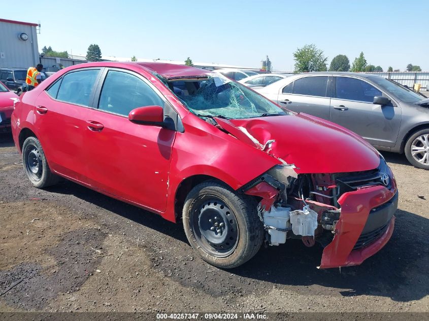 2014 Toyota Corolla Le VIN: 2T1BURHE0EC089860 Lot: 40257347